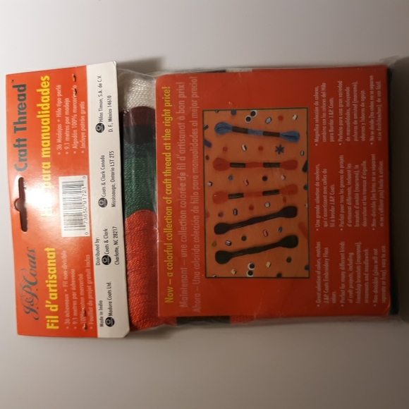 J. & P. Coats Craft Thread 36 Skeins - Picture 2 of 5